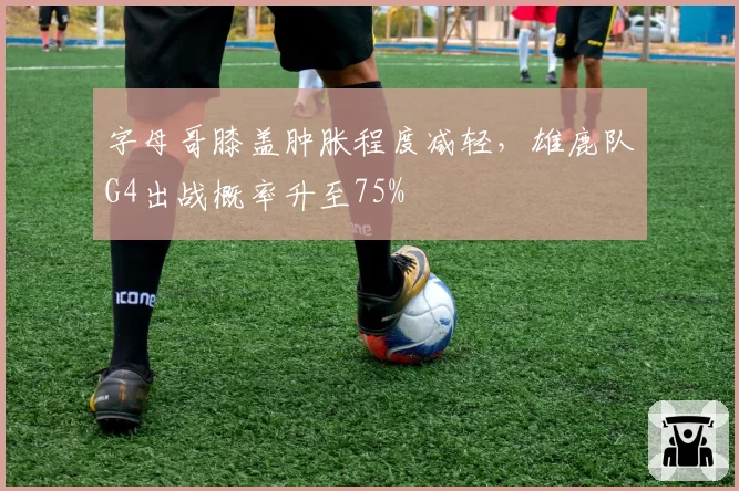 字母哥膝盖肿胀程度减轻,雄鹿队G4出战概率升至75%
